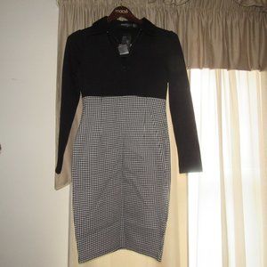 Black and White Checker Dress